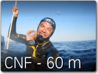 Sharm el Sheikh - 3 Novembre 2007
Nuovo record Italiano    -    CNF -60 m