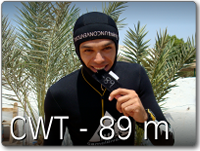 Sharm el Sheikh - 24 Agosto 2008
Record Italiano in Assetto Costante - CWT - 89 m
